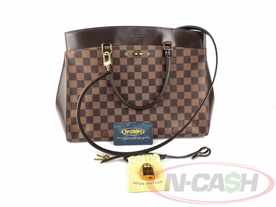 Louis Vuitton MM Damier Ebene Ravioli_pawnshop1