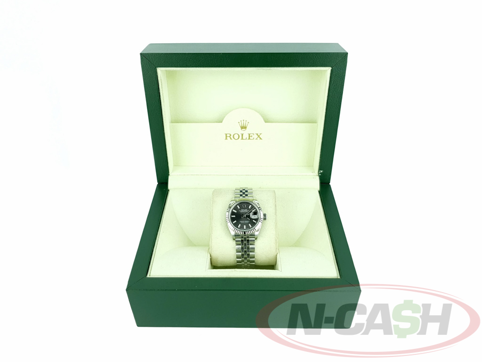 Rolex Lady Datejust 28 Steel White Gold_pawnshop3