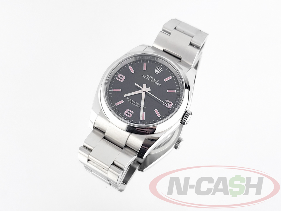 Rolex Oyster Perpetual 36 Black Pink Dial_pawnshop1