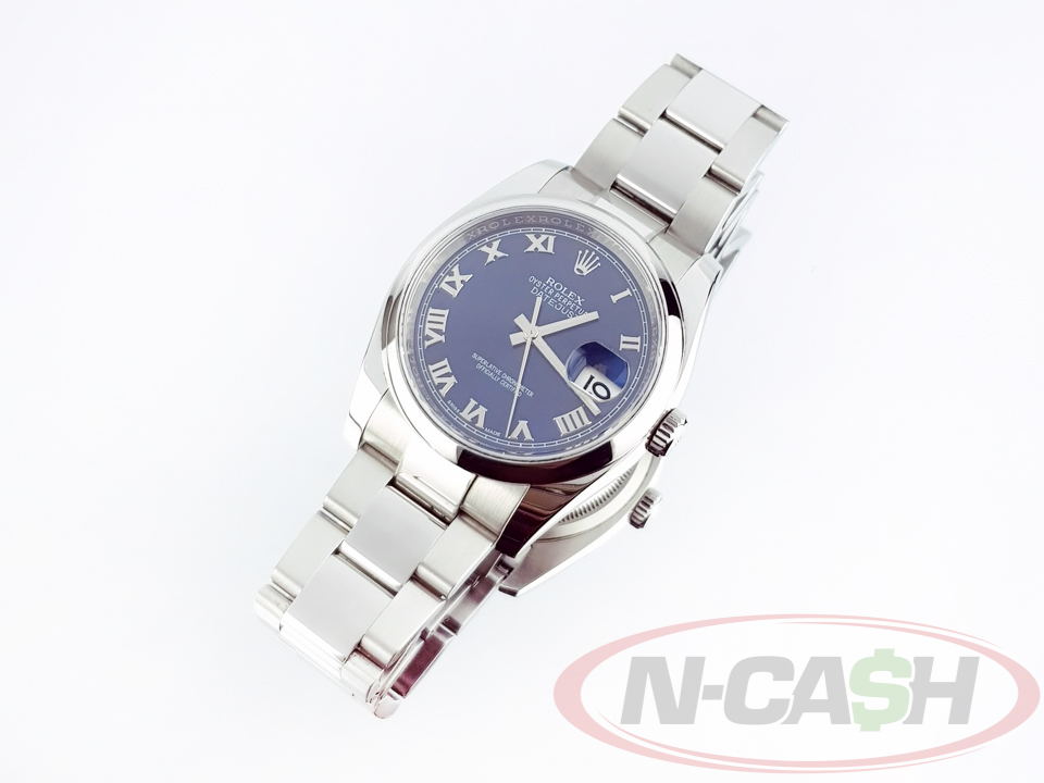 Rolex Oyster Perpetual Datejust 36 Steel Blue Dial_pawnshop2
