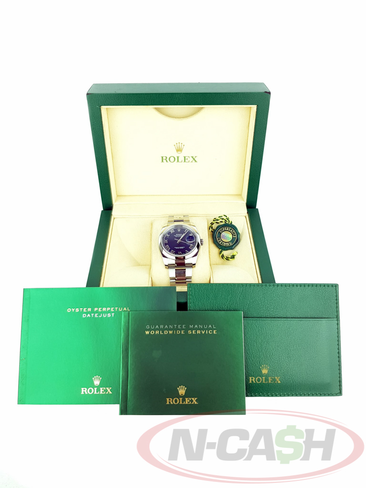 Rolex Oyster Perpetual Datejust 36 Steel Blue Dial_pawnshop4