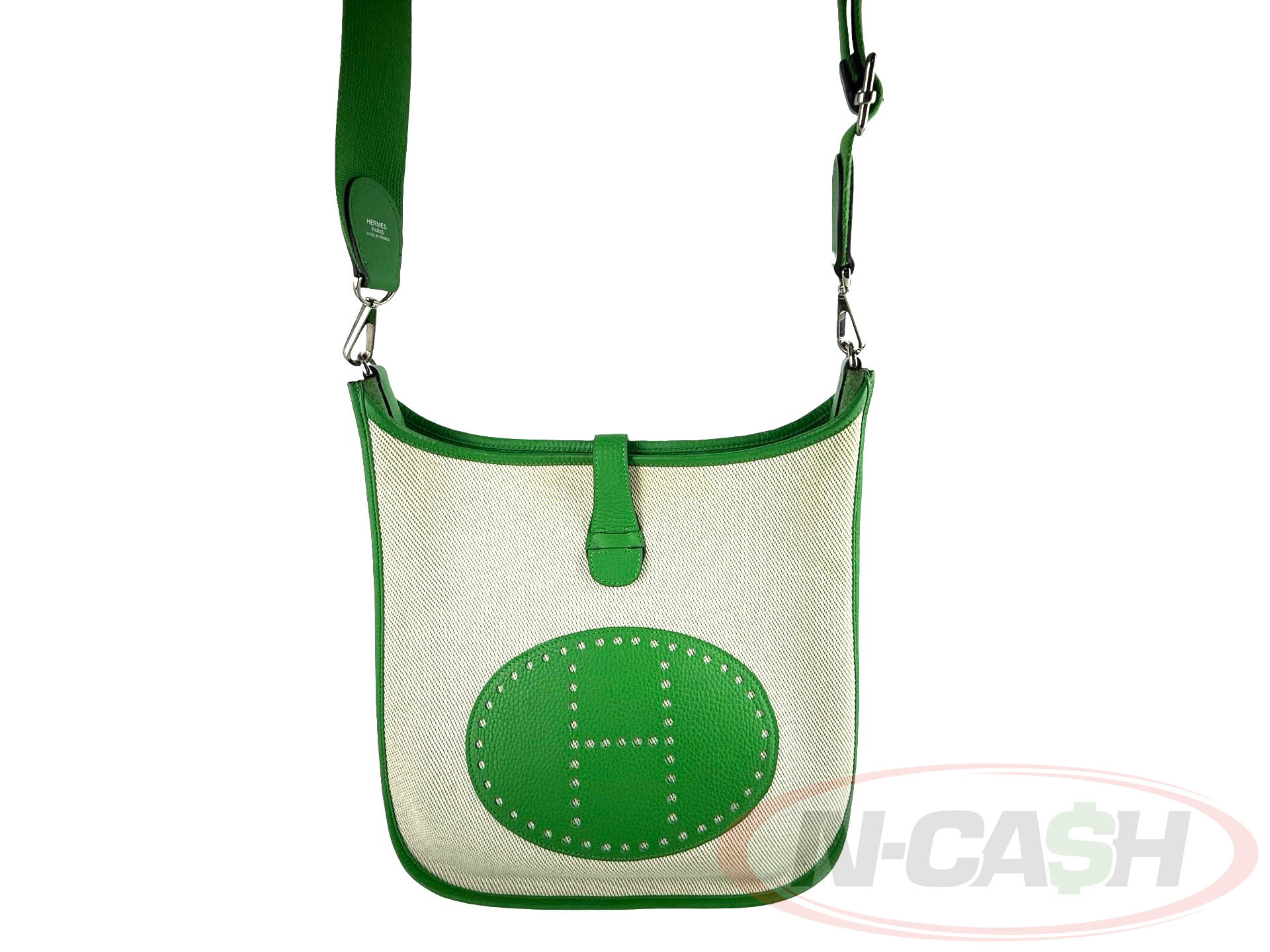 Bambou Clemence Leather and Toile Canvas Evelyne III 291