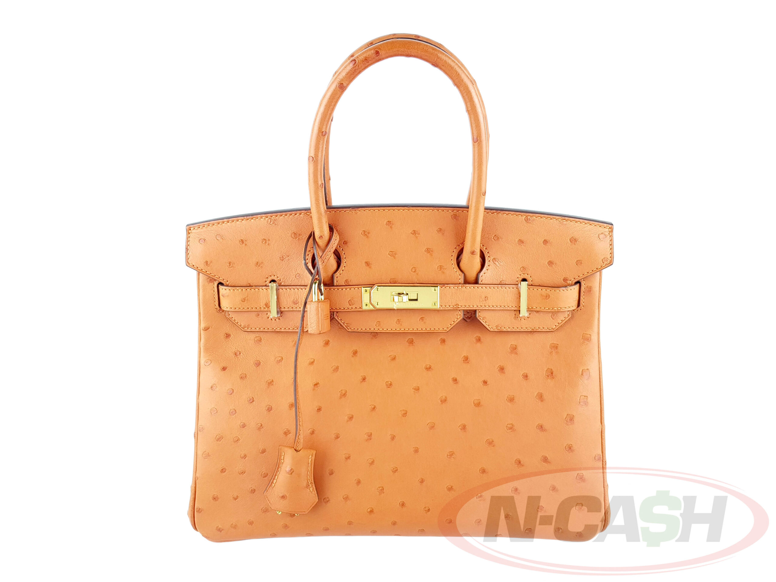 Hermes Birkin 30 Orange Ostrich GHW