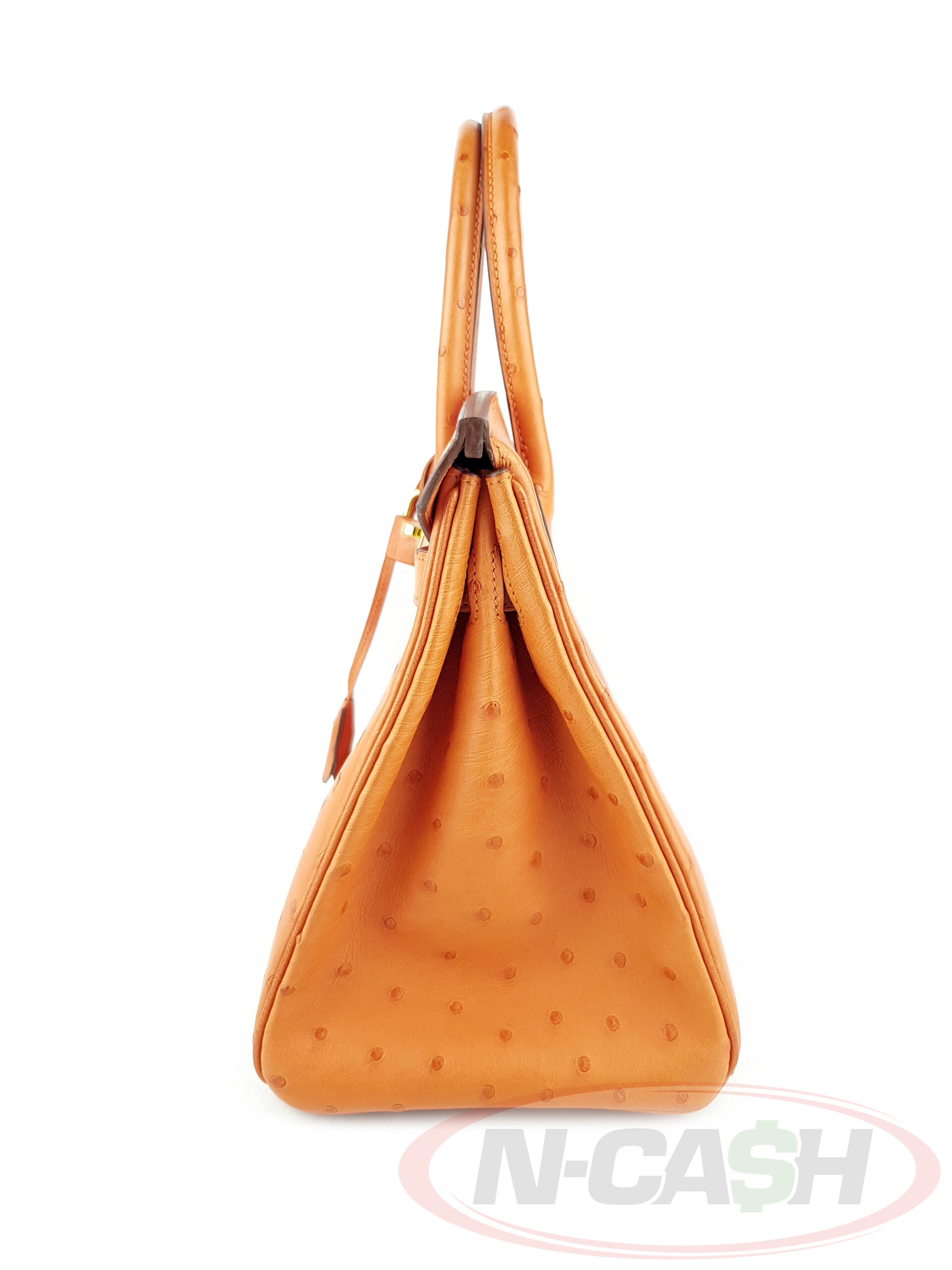 Hermes Birkin 30 Orange Ostrich GHW2
